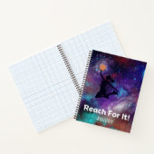 Giirls Basketball Motivational Spiral Notebook Notitieboek (Binnen)