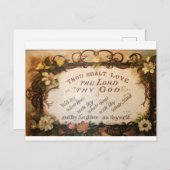 Gij Shalt houdt van de Heer Thy God door Schnell Briefkaart (Voorkant / Achterkant)