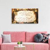 Gij Shalt houdt van de Heer Thy God door Schnell Canvas Afdruk (Insitu (Woonkamer))