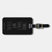 Gij stopt niet Steal Religieuze Bagage Bescherming Bagagelabel (Voorkant horizontaal)