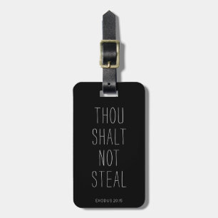 Gij stopt niet Steal Religieuze Bagage Bescherming Bagagelabel