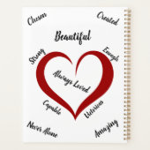 "Gij zijt" Inspirerend Bijbelverzen Planner (Achterkant)