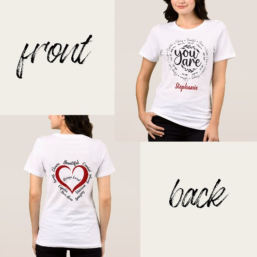 "Gij zijt" Inspirerend Bijbelverzen Tri-Blend Shirt