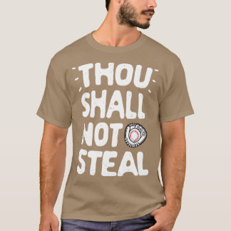 Gij zult geen honkbal voor mannen stoten G T-shirt