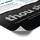 Gij zult geen logische fouten begaan poster (Hoek)