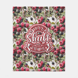 Gij zult mij niet grappig proberen fleece deken