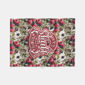 Gij zult mij niet grappig proberen fleece deken (Voorkant (Horizontaal))