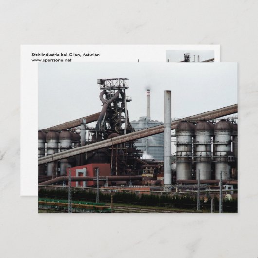 Gijon Asturias 1 Briefkaart (Voorkant / Achterkant)