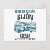 Gijón Briefkaart (Voorkant)