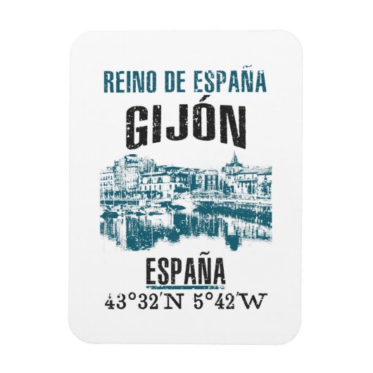 Gijón Magneet (Verticaal)