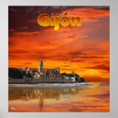Gijón Poster (Voorkant)