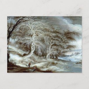 Gijsbrecht Leytens: Een winterlandschap Briefkaart