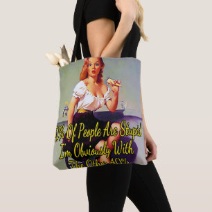 Gil Elvgren Notitieboek 1950 heeft ijskap gemorst Tote Bag