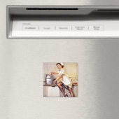  Gil Elvgren Retro Verpleegster Pin Up Meisje Magneet (Insitu (Vaatwasser))