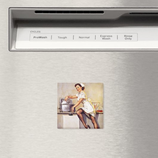  Gil Elvgren Retro Verpleegster Pin Up Meisje Magneet (Insitu (Vaatwasser))