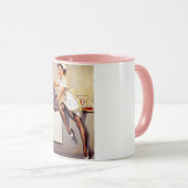  Gil Elvgren Retro Verpleegster Pin Up Meisje Mok (Voorkant rechts)