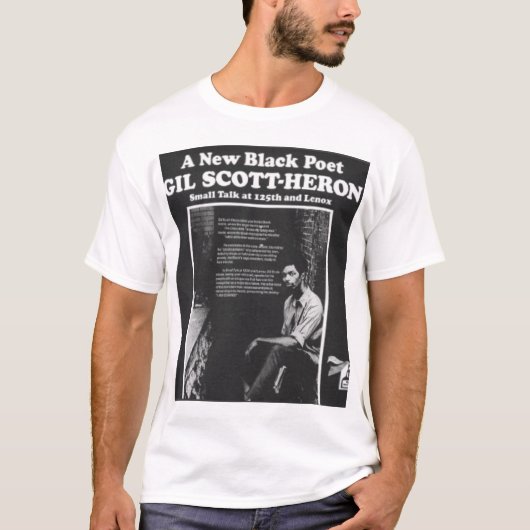 GIL SCOT HERON REVOLUTION T-SHIRT (Voorkant)