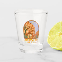 Gila Cliff Dwellings National Monument New Mexico Shot Glas