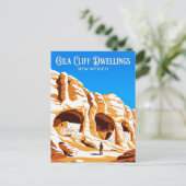 Gila Cliff Dwellings National Monument VS Briefkaart (Staand voorkant)