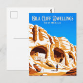 Gila Cliff Dwellings National Monument VS Briefkaart (Voorkant / Achterkant)