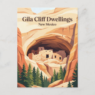 Gila Cliff Dwellings National Monument VS Briefkaart