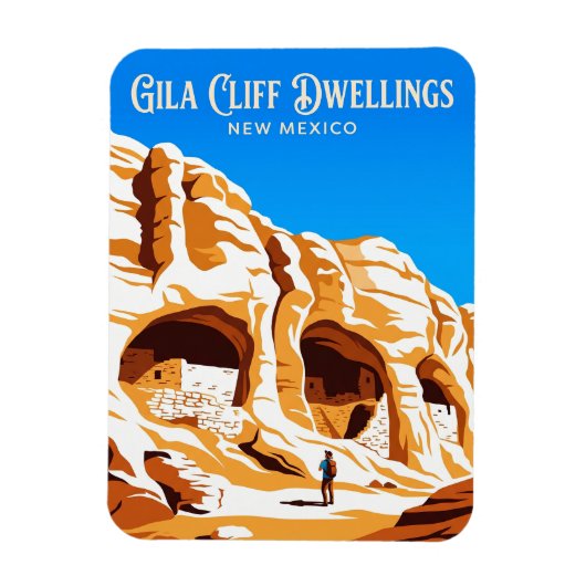 Gila Cliff Dwellings National Monument VS Magneet (Verticaal)