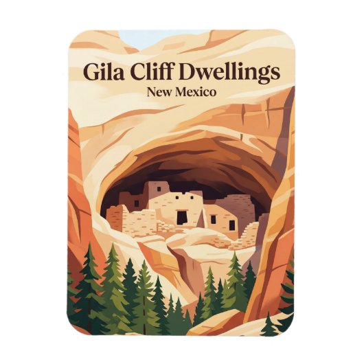 Gila Cliff Dwellings National Monument VS Magneet (Verticaal)