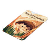Gila Cliff Dwellings National Monument VS Magneet (Linkerzijde)