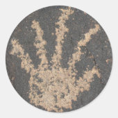 Gila Lefty Ronde Sticker (Voorkant)