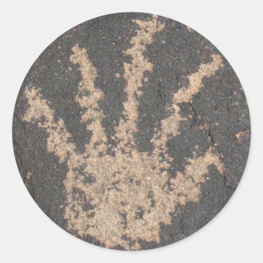 Gila Lefty Ronde Sticker (Voorkant)