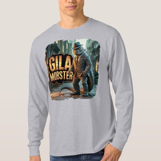 Gila Mobster Fotografisch Combo Wezen Grappig T-shirt (Voorkant)