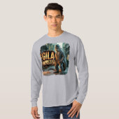 Gila Mobster Fotografisch Combo Wezen Grappig T-shirt (Voorkant volledig)