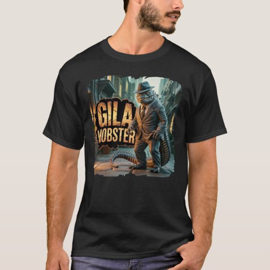 Gila Mobster Fotografisch Combo Wezen Grappig T-shirt (Voorkant)