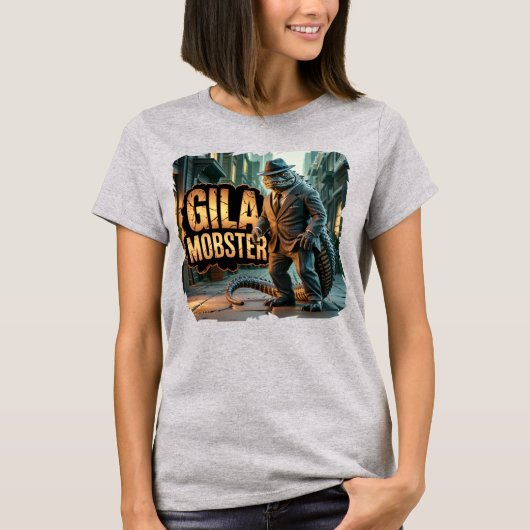 Gila Mobster Fotografisch Combo Wezen Grappig T-shirt (Voorkant)