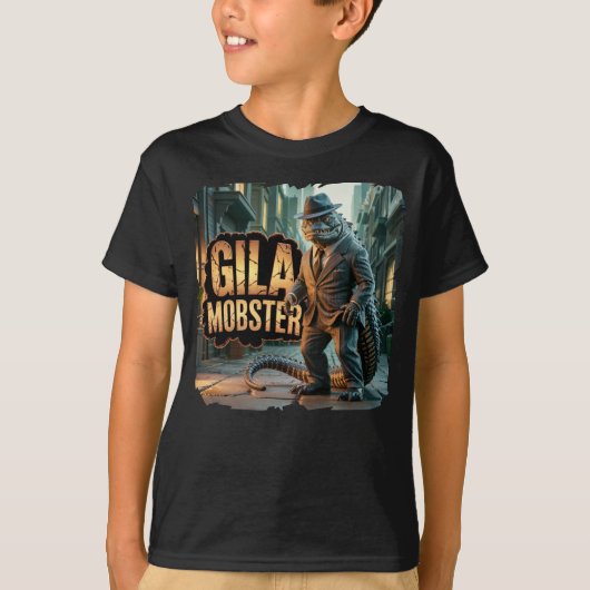 Gila Mobster Fotografisch Combo Wezen Grappig T-shirt (Voorkant)