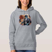 Gila Mobster Illustratie Combo Creature Grappig Hoodie (Voorkant)