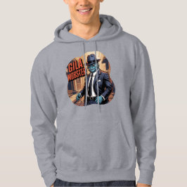 Gila Mobster Illustratie Combo Creature Grappig Hoodie
