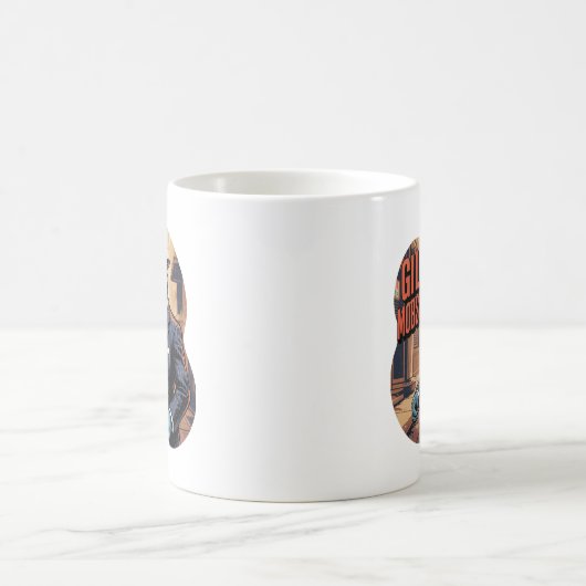 Gila Mobster Illustratie Combo Creature Grappig Koffiemok (Center)