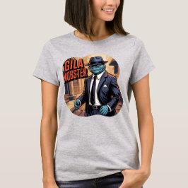 Gila Mobster Illustratie Combo Creature Grappig T-shirt
