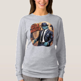 Gila Mobster Illustratie Combo Creature Grappig T-shirt