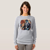 Gila Mobster Illustratie Combo Creature Grappig T-shirt (Voorkant volledig)