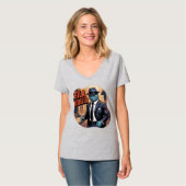 Gila Mobster Illustratie Combo Creature Grappig T-shirt (Voorkant volledig)