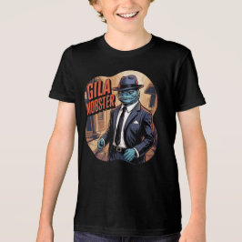 Gila Mobster Illustratie Combo Creature Grappig Tri-Blend Shirt