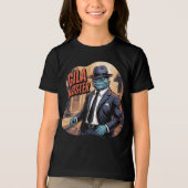 Gila Mobster Illustratie Combo Creature Grappig Tri-Blend Shirt (Voorkant)