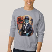 Gila Mobster Illustratie Combo Creature Grappig Trui (Voorkant)