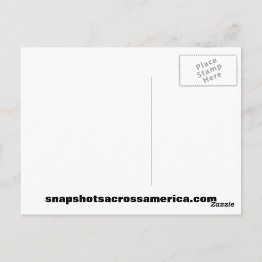 Gila Monster Briefkaart (Achterkant)