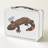 Gila monster cartoon illustratie (Achterkant)