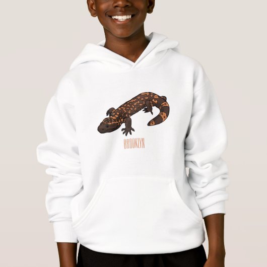 Gila monster cartoon illustratie (Voorkant)