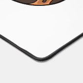 Gila monster cartoon illustratie bureaumat (Hoek)