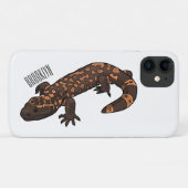 Gila monster cartoon illustratie Case-Mate iPhone case (Achterkant (horizontaal))